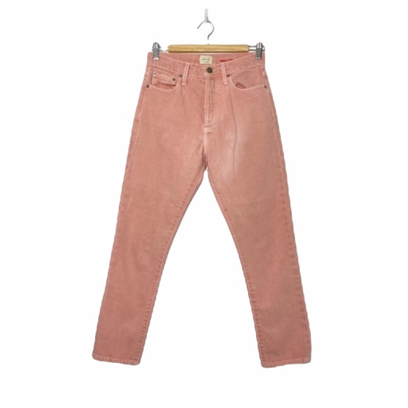 Alice & Olivia Pink High Rise Girlfriend Jeans - Picture 2 of 11